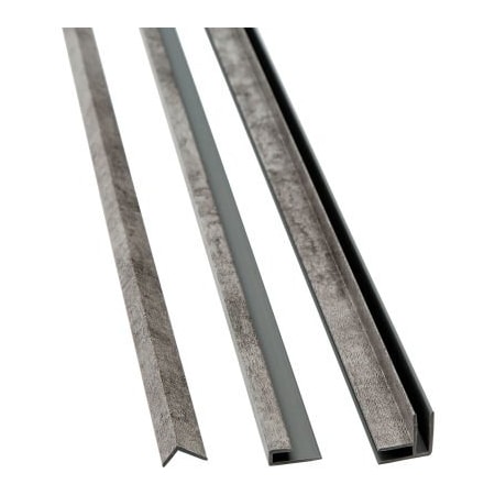 Acoustic Ceiling Products Palisade 94"L Adobe Drift Trim Kit, 6 Pack 17309